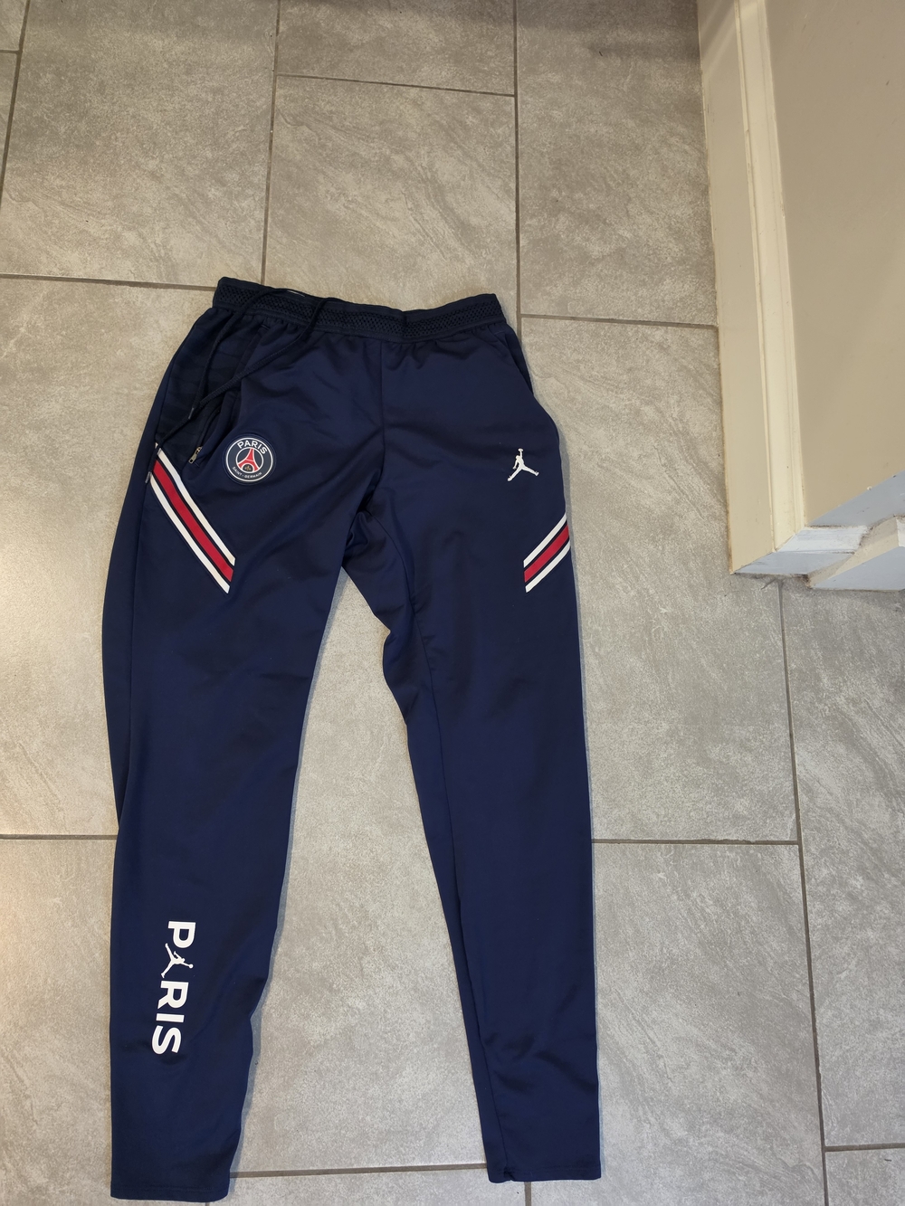 Nike PSG Navy Track Joggers with White & Red Accents